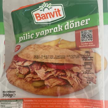Banvit Piliç Yaprak Döner Çiğ Tavuk