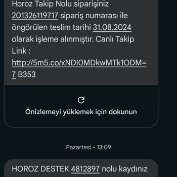 Horoz Lojistik Kargomu Teslim Etmiyor.