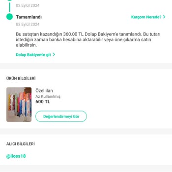 Dolap 600 Liralık Siparişten Sadece 276 Lira Verdi