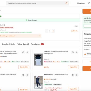 Trendyol Hatası Yüzünden Eksik Ürün Ulaştı.