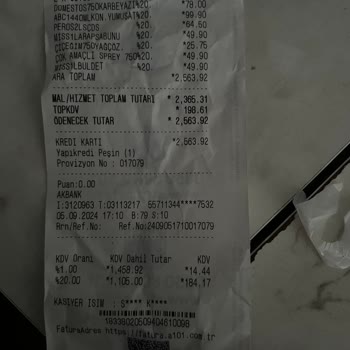 A101 Personel Saygısızlığı İle İlgili