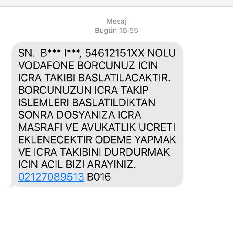 Vodafone Bayisi Yüzünden Mağduriyet ve Haksız Borç