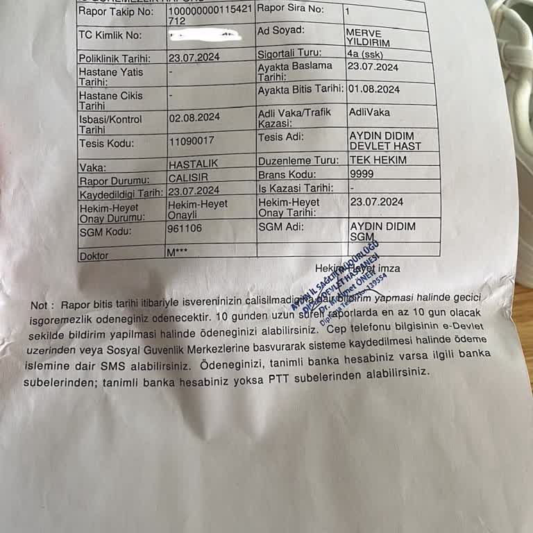 SGK Ve Hastane Arasında Mağduriyet Yaşadım