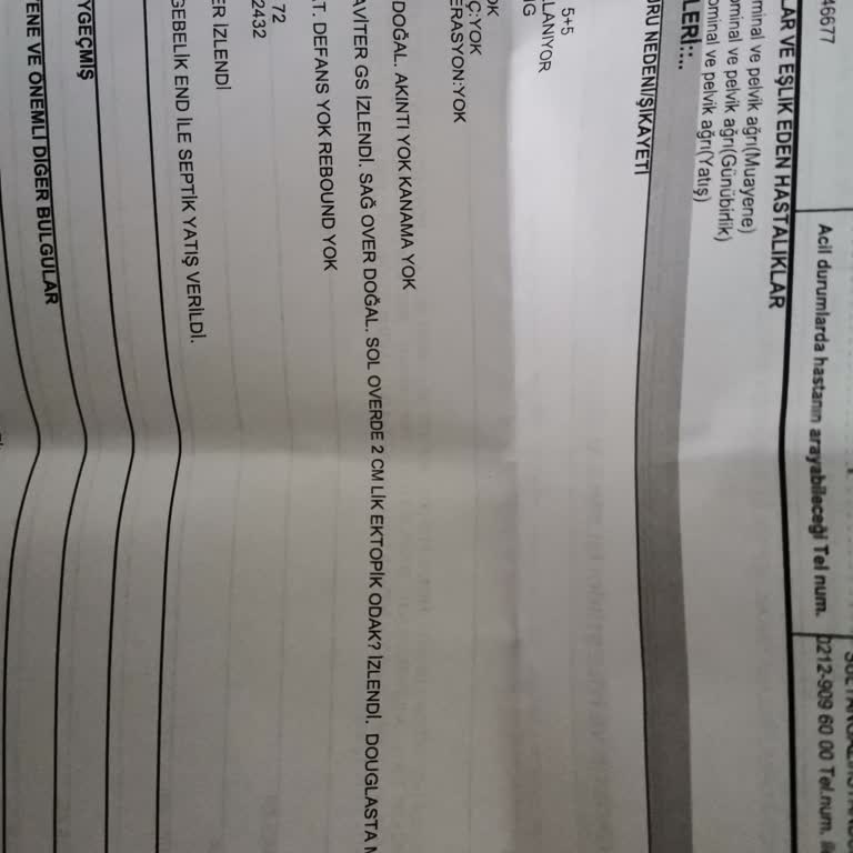 Başakşehir Çam Ve Sakura Şehir Hastanesi Kadın Doğum Yanlış Teşhis