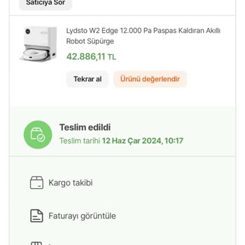 Lydsto Yazılım Hatalı Süpürge