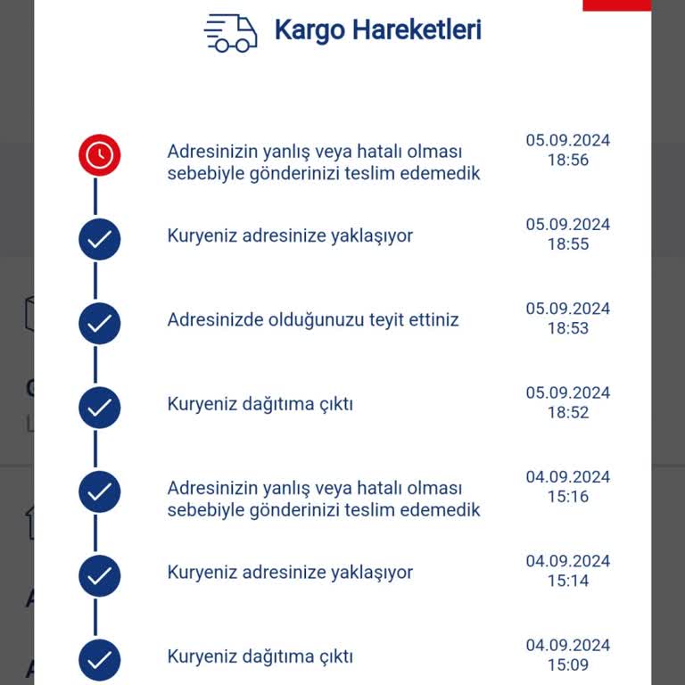 Aras Kargo Yanlış Adres Sorunu!
