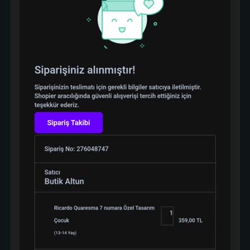 Shopier'den Alınan Ürün Gelmedi