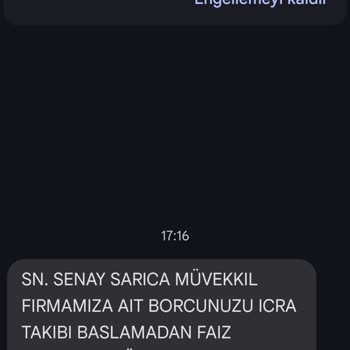 UCKOCLAR HK (SMS) Uckoclar Hukuk Firması Mesaj Geldi