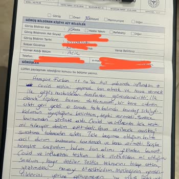 Türkiye Hastanesi Acil Serviste Yetkisiz Çalışan Sorunu