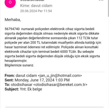 Bereket Sigortanın Tutarsızlığı Ve İlgisizliği