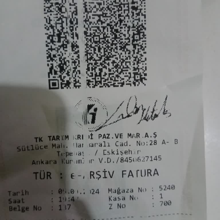 Tarım Kredi Kooperatif Market Personel Tavrı Hk