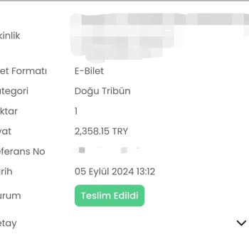 Banabilet.com Yanlış Tribün Bileti Gönderimi Ve Müşteri Mağduriyeti