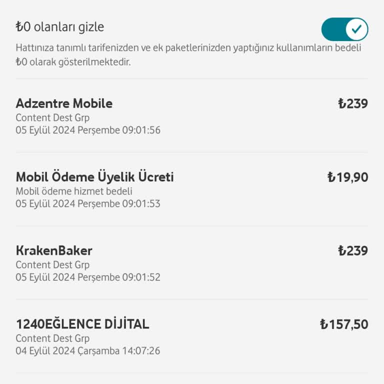 İzinsiz Abonelik ve Yüksek Fatura Şikayeti
