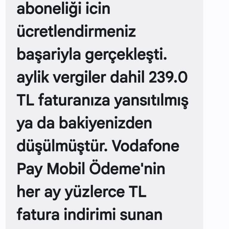 Vodafone Yanımda Uygulamasında İptal Sorunu ve Yanlış Abonelik Ücreti