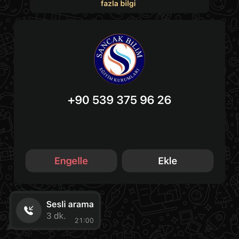 Sancak Eğitim Öğretim Vakfı (Burs) Sancak Bilim Eğitim Kurumları