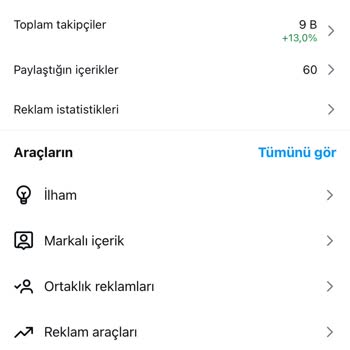 Instagram Başarılar Kısmı