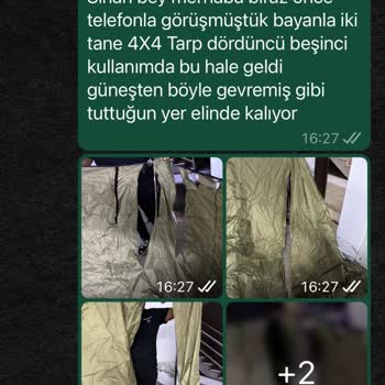Nurgaz Campout’tan Aldığım Gölgelik Dördüncü Kullanımda Parçalandı