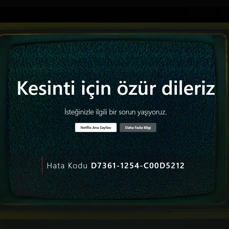 Netflix Ten Hiçbir Videonun Açılmaması