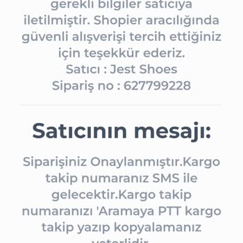 Jest Shoes Verilmeyen Kargo