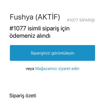 Fushya (Fushya.store) Ürün Gelmedi Ve İletişim Sorunu