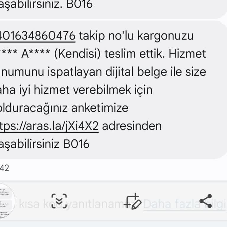 Aras Kargo Kapıda Ödemeli Üründe Mağdur Edildim