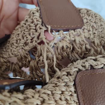 Boyner'den Aldığım Hasır Çanta Kalitesiz Çıktı