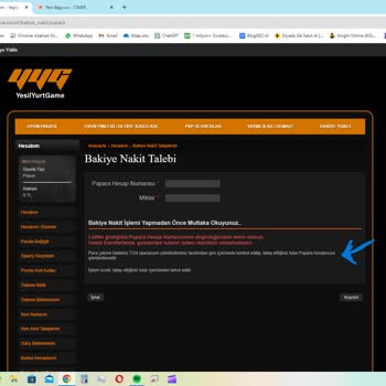 Yeşilyurtgame Paramı Yatırmıyor. Bekleyen Bakiyem 2 Gündür Ulaşmadı