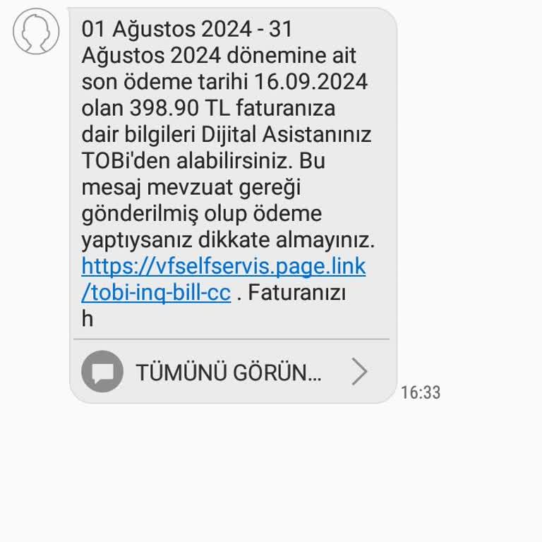 Vodafone Fatura Yanıltmacası ve Müşteri Mağduriyeti