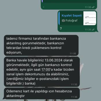Kıyafet Sepeti İcra Takibi Başlattım Dönüş Yok