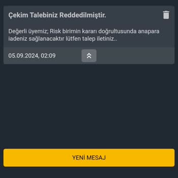 Rexusbet'te Para Çekme Sorunu Ve İlgisiz Müşteri Hizmetleri