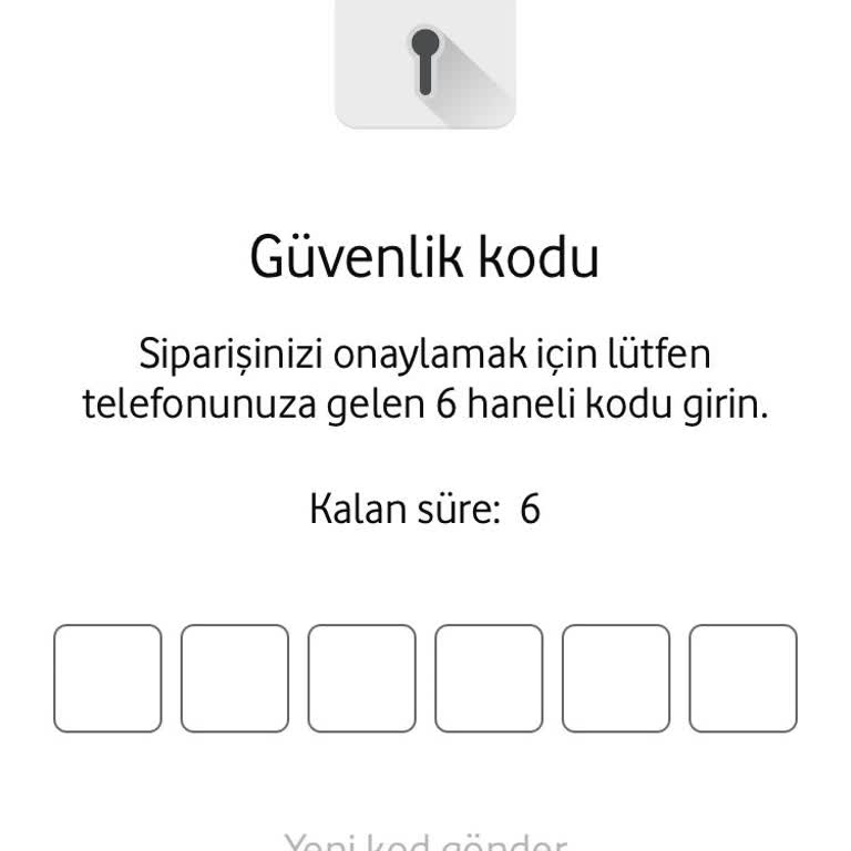 Vodafone Yanımda Alışveriş Sorunu: Güvenlik Kodu Gelmiyor