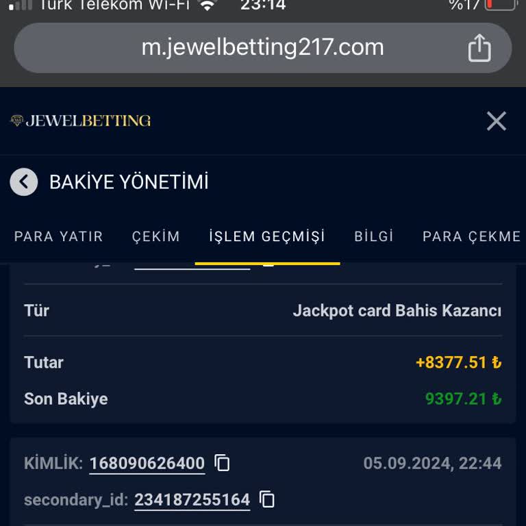 Jewel Betting Sitesinde Kazanılan Paranın Ödenmemesi