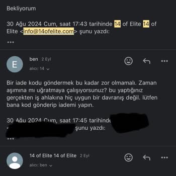 14 of Elite Elite Markasından Aldığım Elbise Ve İade Süreci Sorunları