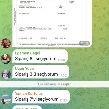 Trendyol Ve Telegram Üzerinden Yapılan Şüpheli İşlemler