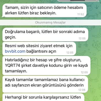 Trendyol Ve Telegram Üzerinden Yapılan Şüpheli İşlemler