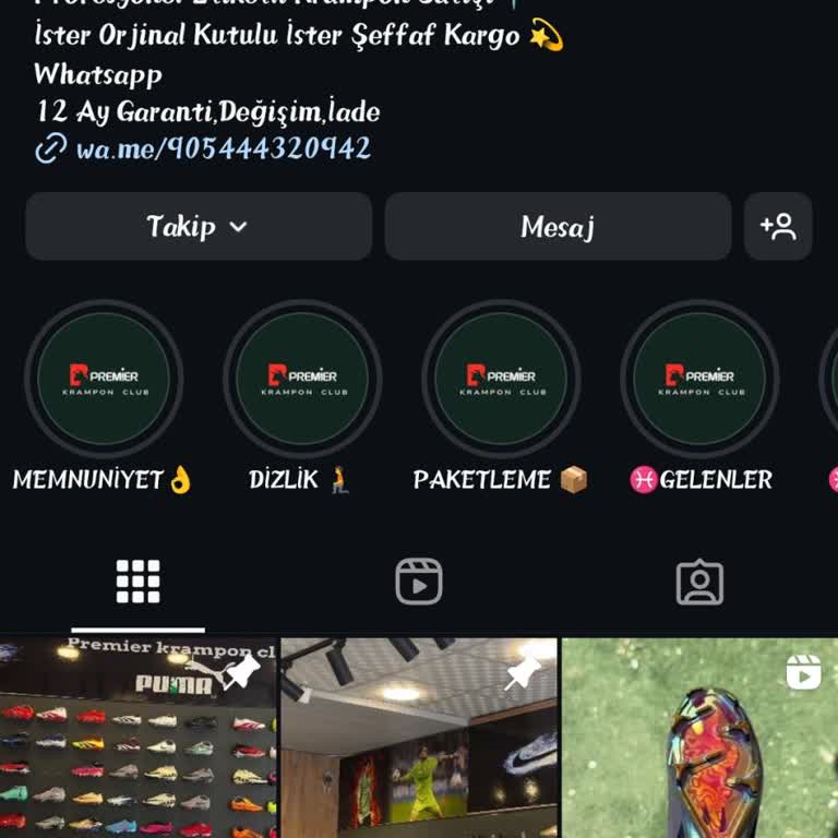 Premier. Krampon Ödemesini Yaptığımız Ürünü Göndermedi!