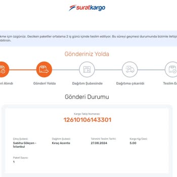 Trendyol Ve Sürat Kargo İade Kargo Sorunu