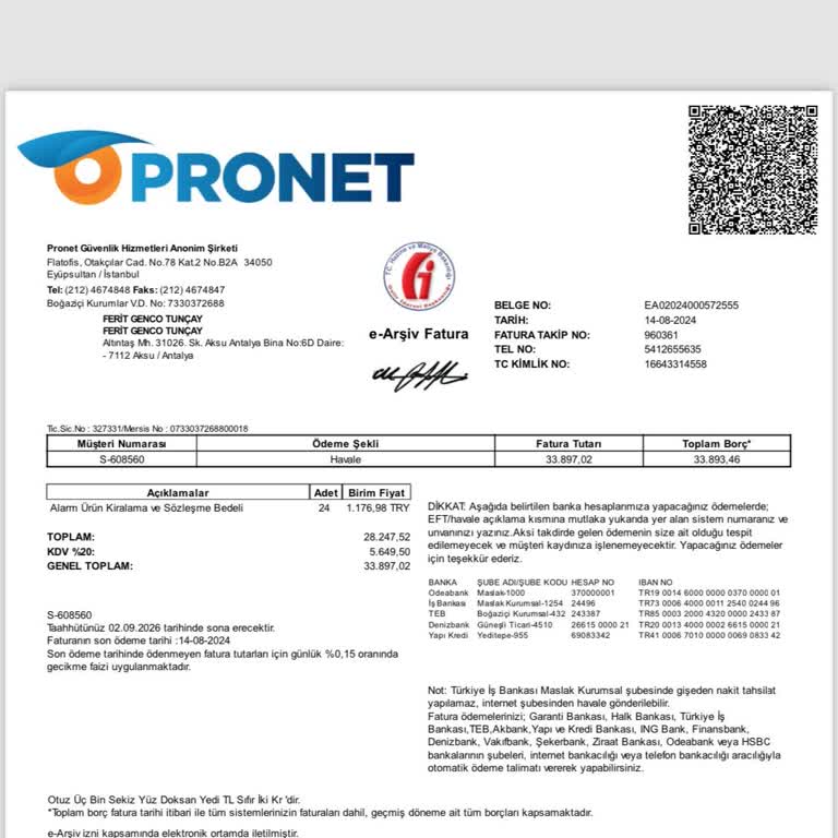 Pronet'te Taahhüt Değişikliği Ve Gizli Maliyetler