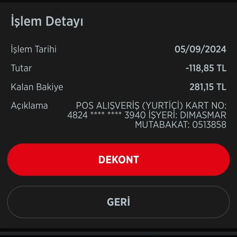 Ziraat Bankası Kartımla Alışveriş Yapamıyorum