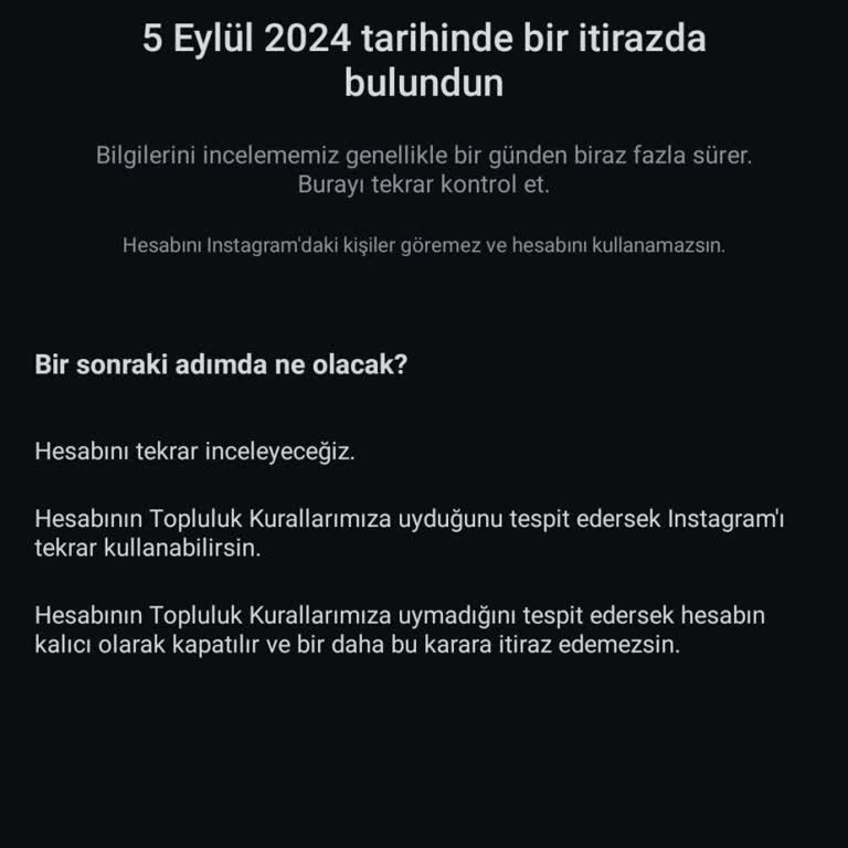 Haksız Yere Askıya Alınan Instagram Hesabıma Yardımcı Olun