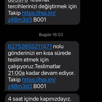 hepsiJET Hızlı Jet Kargocu Kargomu Teslim Etmedi