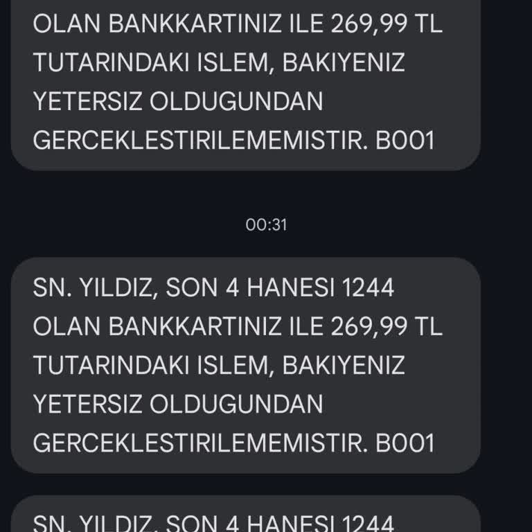 Ziraat Bankası Hangi İşlemden Bahsettiğini Anlamıyorum.