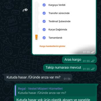 Regal Firmasına Ait Ayıplı Ürün Satışı
