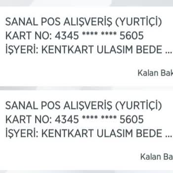 E-komobil Bakiye Yüklenmeme Sorunu