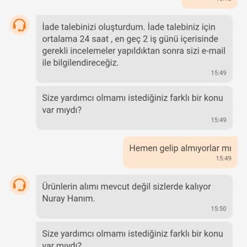 Trendyol GO Uygulaması Ve Market Hakkımı Çiğnedi