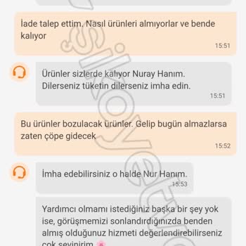 Seyhan Ekspres Trendyol GO Uygulaması Ve Market Hakkımı Çiğnedi
