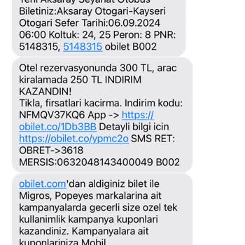 Otobüs Seyahati Yeni Aksaray Firmasının Sorumsuzluğu