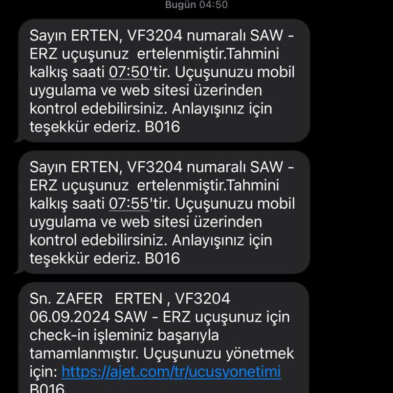 AJet Uçak Gecikmesi Nedeniyle Mağduriyet Yaşadık
