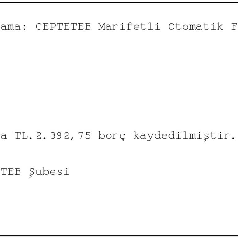 TEB Faiz Verme Adı Altında Parayı Alıyor