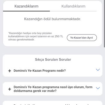 Domino's Pizza Ye Kazan Programı